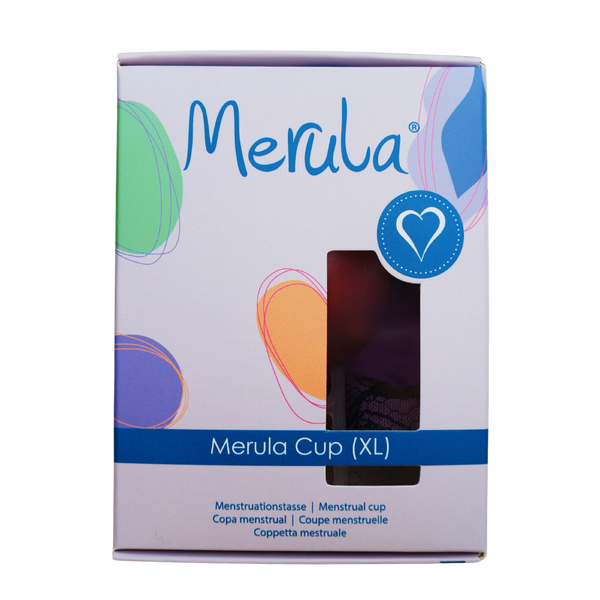  Merula Cup Galaxy (Violet) - One Size Menstrual Cup Made of  Medical Silicone, 10 g : Health & Household