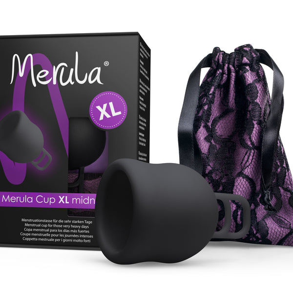 Merula Menstrual Cup Midnight XL - The Period Cup For Heavy Flow