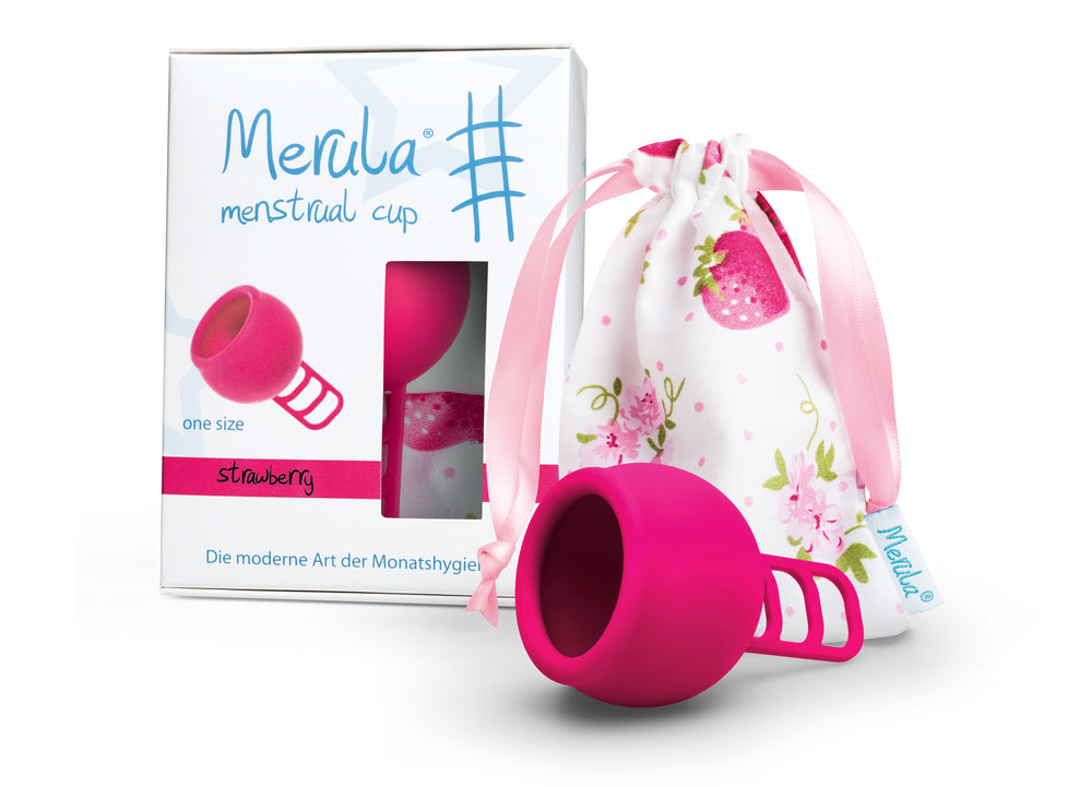Merula Menstrual Cup Strawberry - The One-Size Period Cup